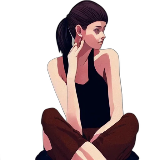 dress, jewelry, face, staff transparent PNG cut-out