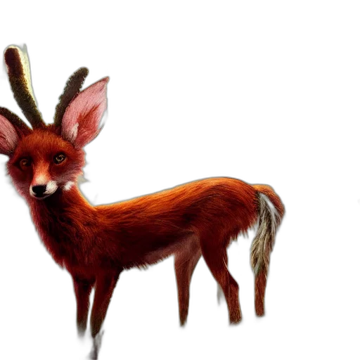 animal, creature, crown, staff transparent PNG cut-out