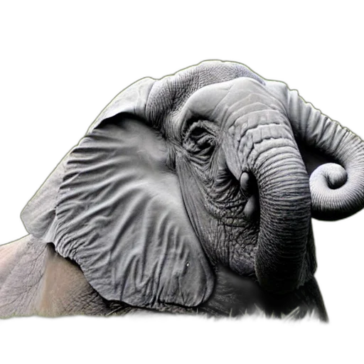hat, animal, mask, creature, photorealistic, 3d render, concept art, pencil sketch transparent PNG cut-out