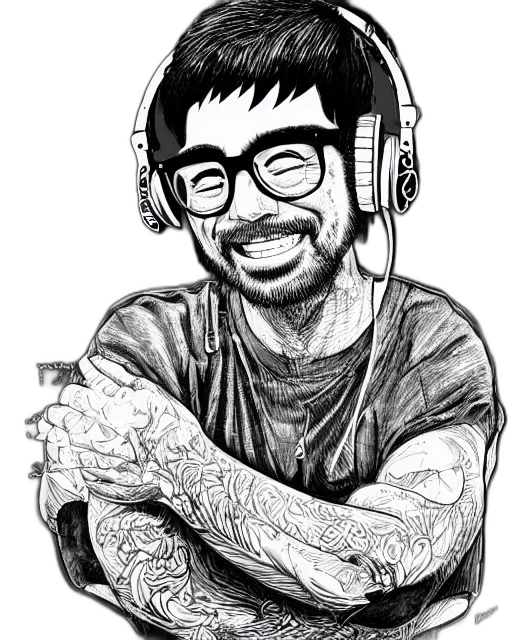 staff, cartoon, comic book art, pencil sketch transparent PNG cut-out