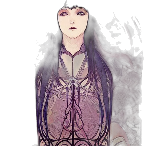 dress, mask, face, fantasy art transparent PNG cut-out