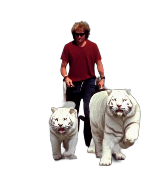 animal, vaporwave, 3d render, concept art transparent PNG cut-out