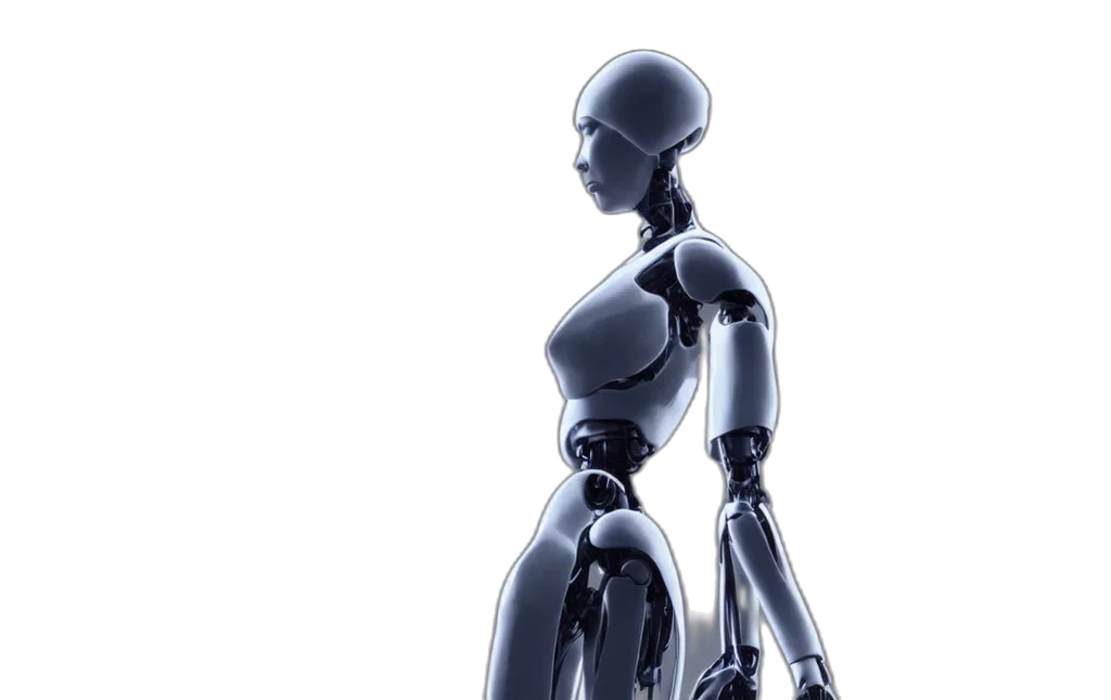 robot, 3d render, concept art, concept transparent PNG cut-out