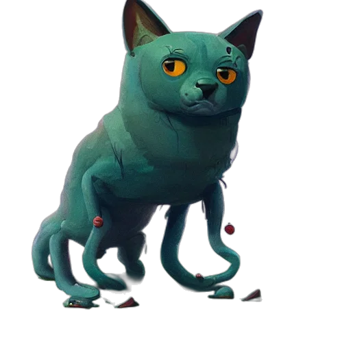 creature, animal, staff, robot transparent PNG cut-out