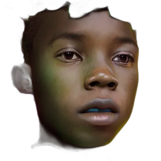 face, mask, creature, robot, photorealistic, concept art, 3d render, watercolor transparent PNG cut-out
