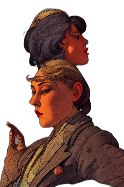 staff, comic book art, concept art, watercolor transparent PNG cut-out