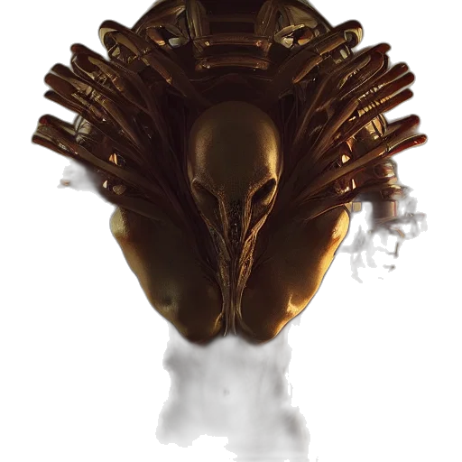 crown, mask, creature, jewelry, concept art, 3d render, fantasy art, photorealistic transparent PNG cut-out