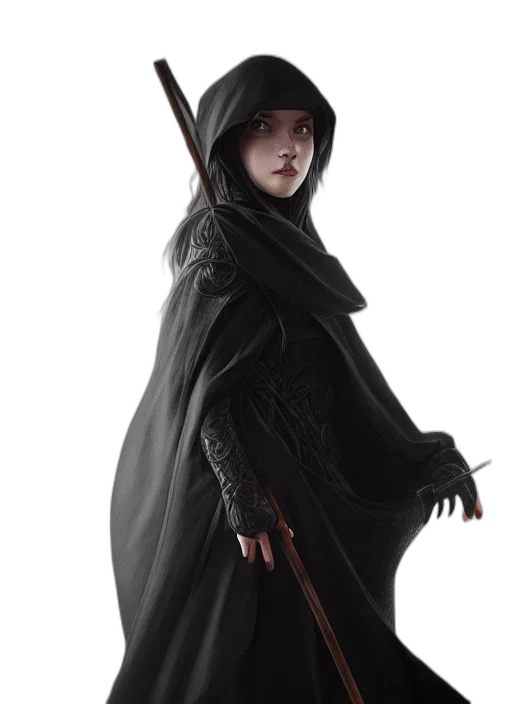 staff, jacket, umbrella, dress transparent PNG cut-out