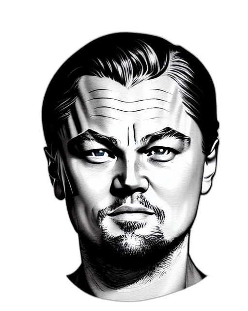 face, comic book art, cartoon, photorealistic, concept art, painting, portrait, leonardo transparent PNG cut-out