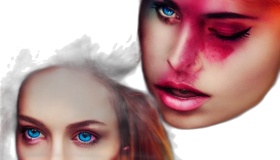 face, photorealistic, fantasy art, concept art transparent PNG cut-out