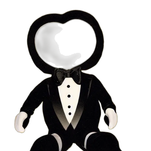 mask, robot, jacket, staff, 3d render, concept art, cartoon, pixel art transparent PNG cut-out