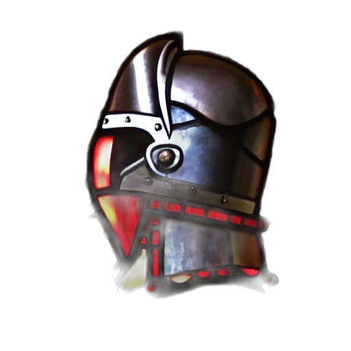 crown, robot, mask, weapon, concept art, fantasy art, 3d render, pixel art transparent PNG cut-out