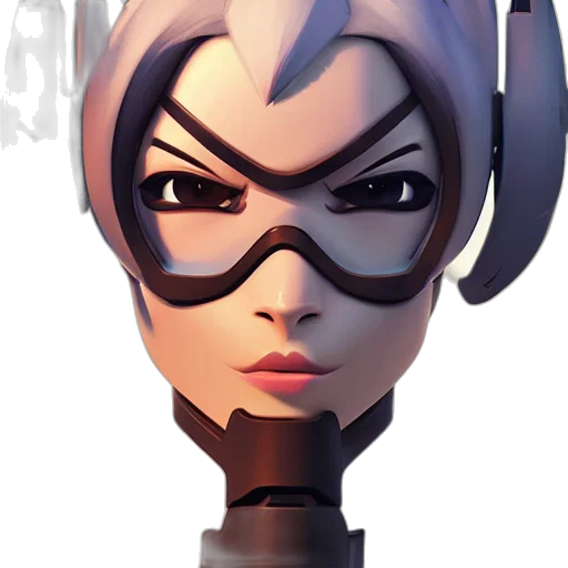 face, mask, staff, robot transparent PNG cut-out