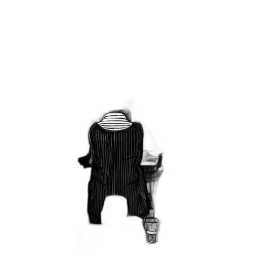jacket, robot, dress, hat transparent PNG cut-out