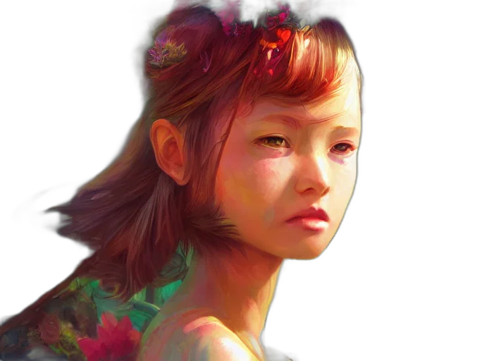 face, creature, crown, dragon, photorealistic, oil painting, fantasy art, concept art transparent PNG cut-out