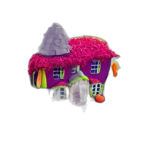 building, hat, 3d render, house transparent PNG cut-out
