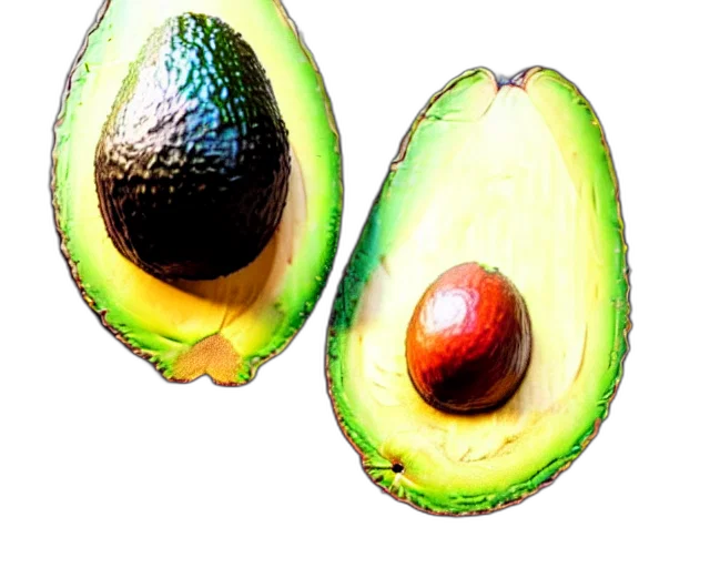 food, crown, animal, hat, photorealistic, 3d render, green, avocado transparent PNG cut-out
