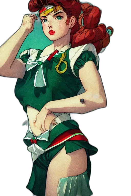 dress, staff, weapon, comic book art transparent PNG cut-out