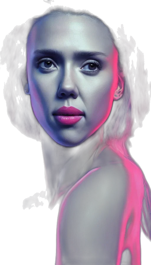 face, mask, robot, creature, photorealistic, 3d render, concept art, fantasy art transparent PNG cut-out