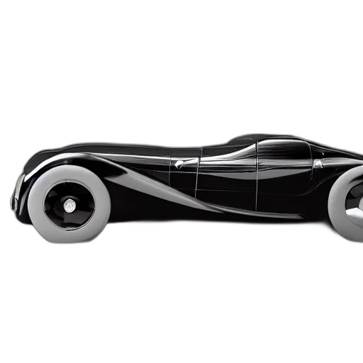 car, 3d render, concept art, photorealistic, cartoon, bugatti, type, atlantic transparent PNG cut-out