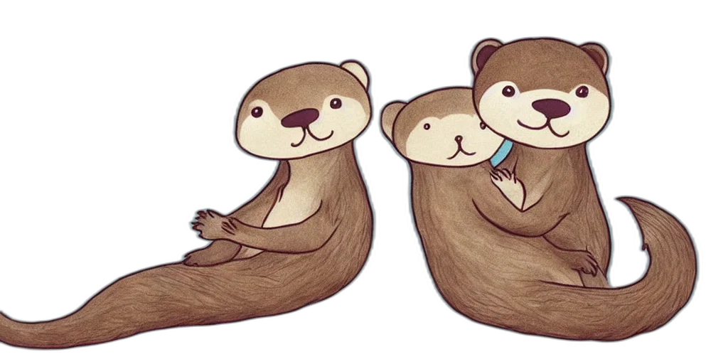 watercolor, concept art, earth tones, little transparent PNG cut-out
