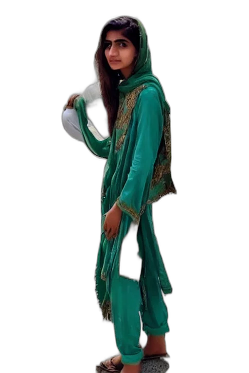 staff, dress, jacket, green, pakistani, girl transparent PNG cut-out