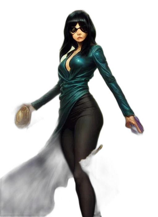 dress, staff, fantasy art, concept art transparent PNG cut-out