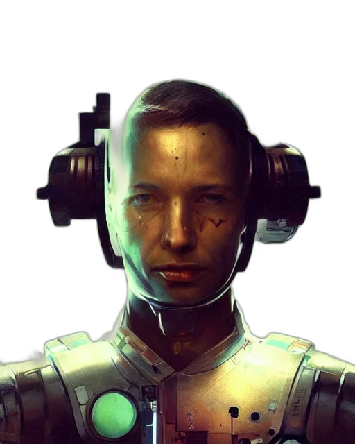 robot, face, staff, mask transparent PNG cut-out