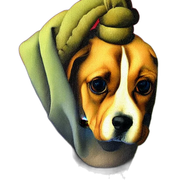hat, face, animal, creature, oil painting, photorealistic, watercolor, concept art transparent PNG cut-out