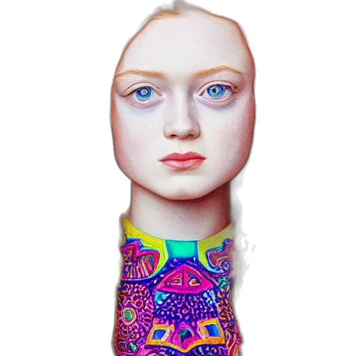 face, robot, dress, jewelry transparent PNG cut-out