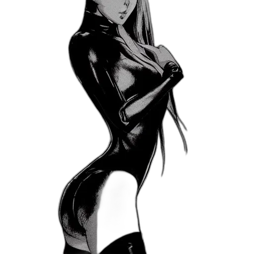 dress, robot, creature, staff transparent PNG cut-out
