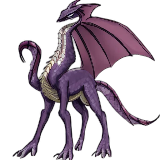 dragon, creature, animal, staff transparent PNG cut-out