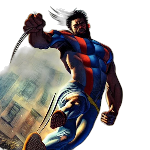 comic book art, concept art, fantasy art, photorealistic transparent PNG cut-out