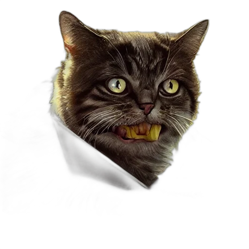 animal, face, creature, mask, photorealistic, 3d render, concept art, fantasy art transparent PNG cut-out