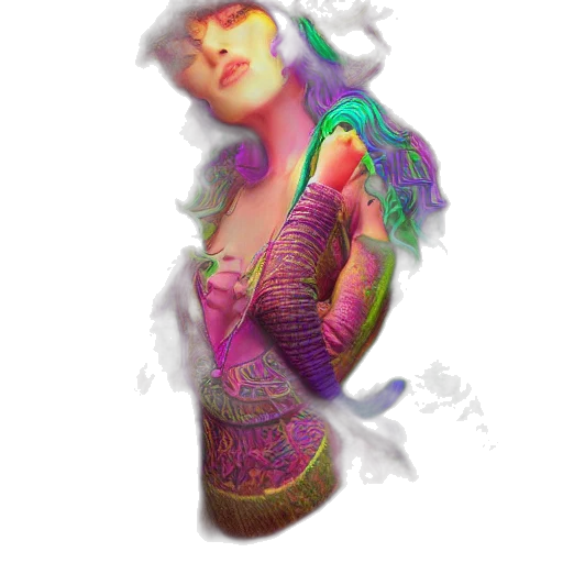 dress, dragon, creature, fantasy art transparent PNG cut-out