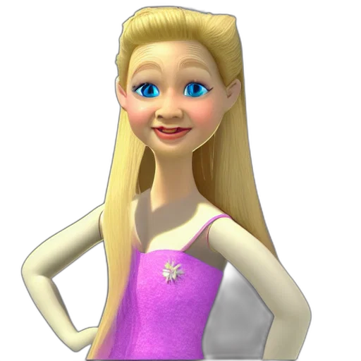dress, face, staff, jewelry transparent PNG cut-out