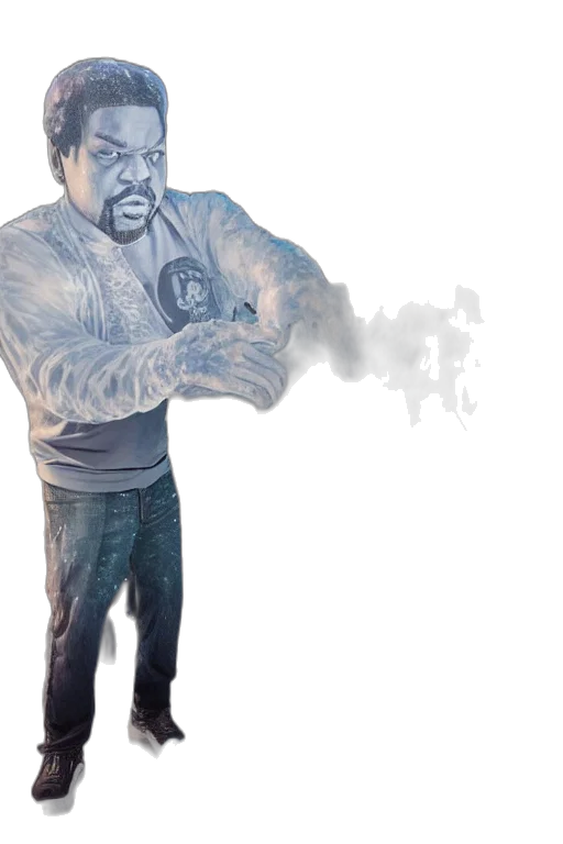 weapon, creature, staff, robot transparent PNG cut-out