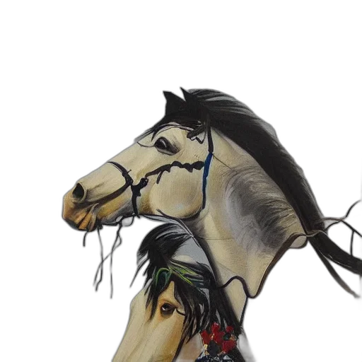 hair, mask, photorealistic, concept art, fantasy art, 3d render, beautiful, painting transparent PNG cut-out