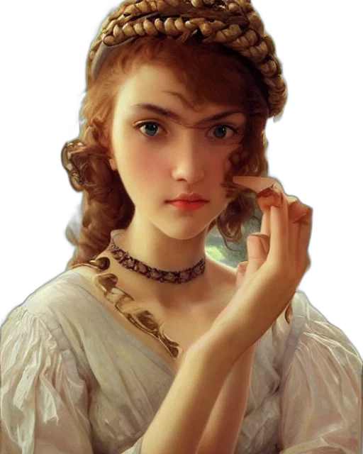 jewelry, face, dress, crown, photorealistic, oil painting, fantasy art, pixel art transparent PNG cut-out