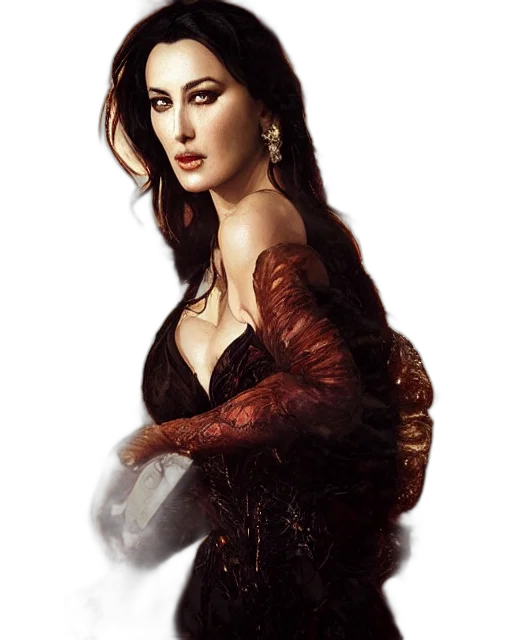 jewelry, dress, photorealistic, fantasy art transparent PNG cut-out