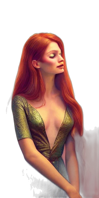 dress, jewelry, crown, fantasy art, photorealistic, concept art, comic book art, fire transparent PNG cut-out