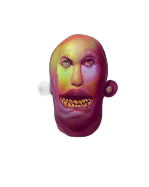 mask, face, creature, robot transparent PNG cut-out