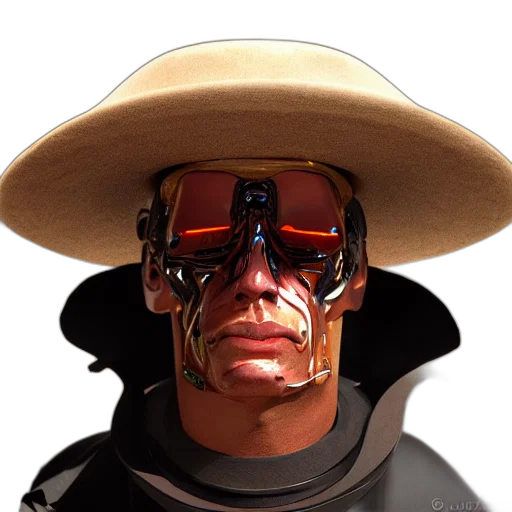 mask, face, robot, hat transparent PNG cut-out