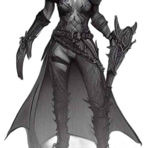 concept art, fantasy art, comic book art, 3d render transparent PNG cut-out