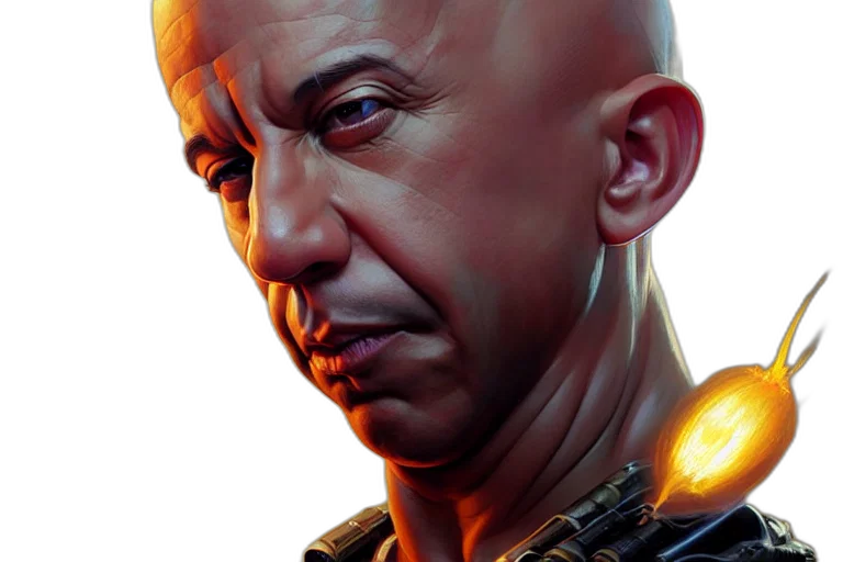 face, robot, mask, comic book art transparent PNG cut-out