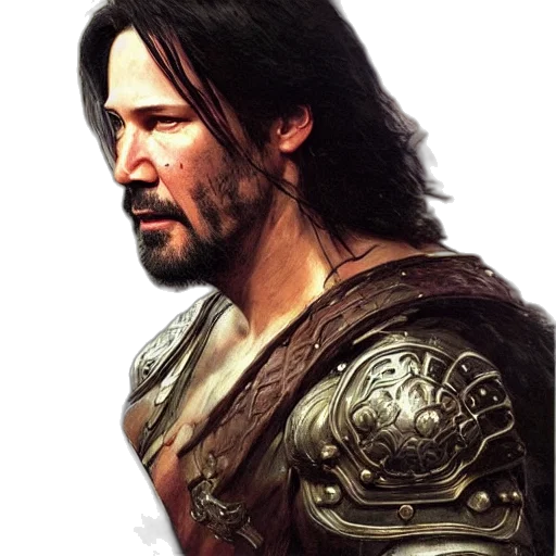 sword, face, weapon, photorealistic transparent PNG cut-out