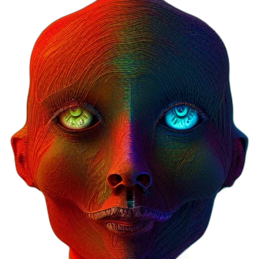 mask, face, creature, robot transparent PNG cut-out