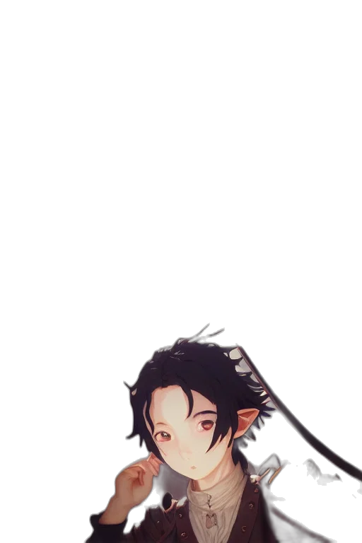 staff, hair, dragon, crown transparent PNG cut-out