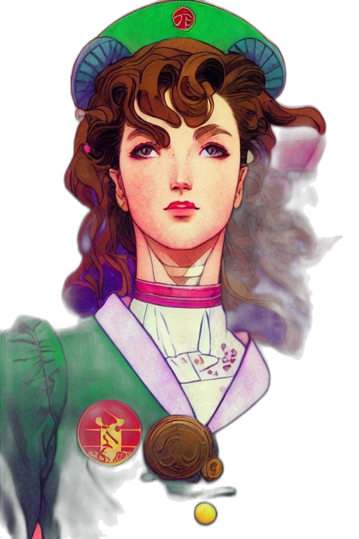 crown, staff, face, jewelry transparent PNG cut-out