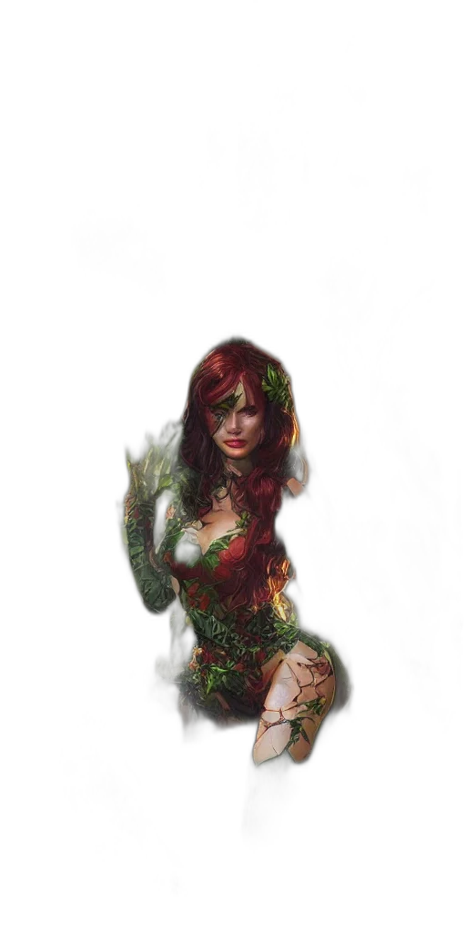 dress, fantasy art, concept art, comic book art transparent PNG cut-out